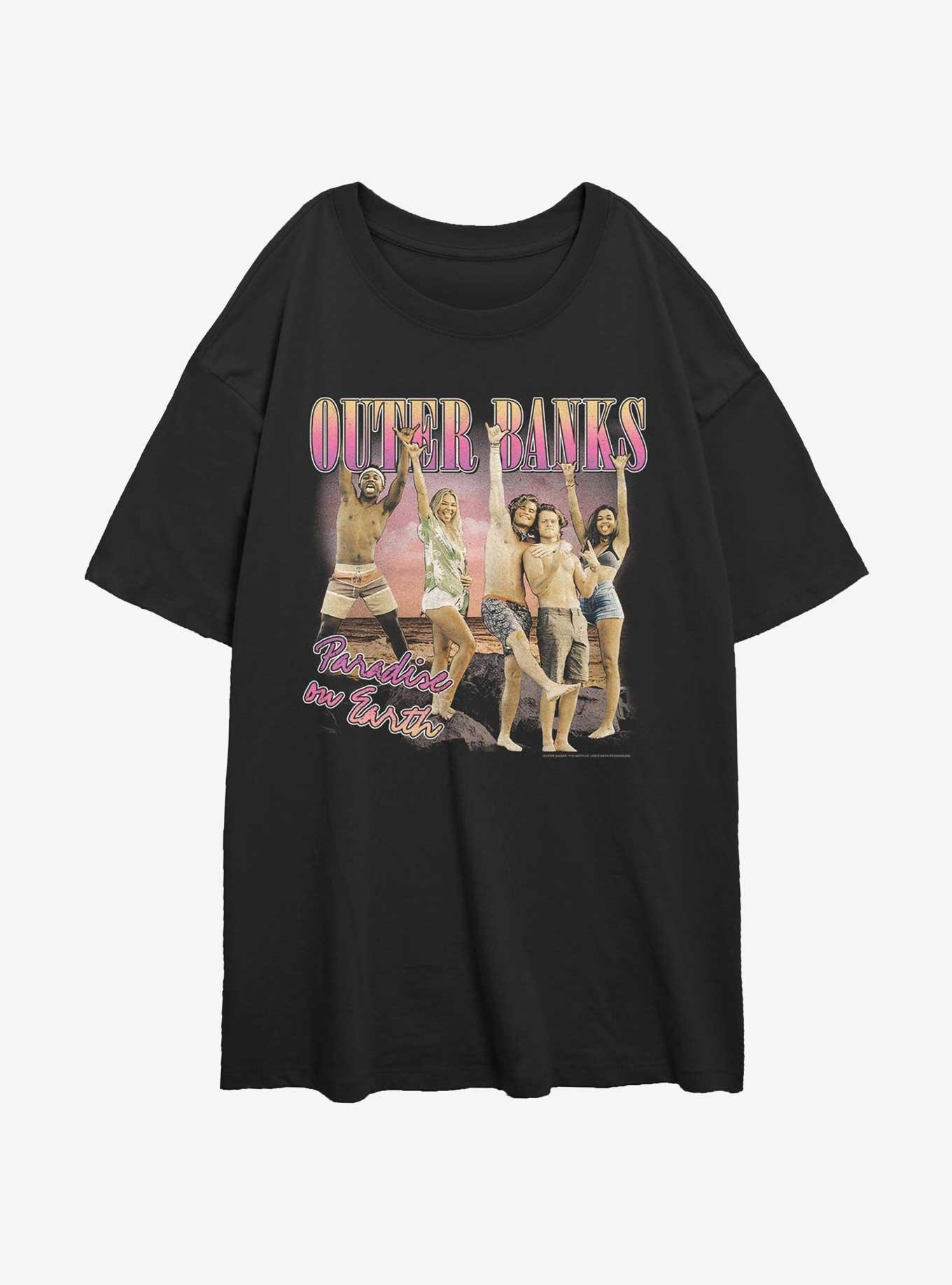 Outer Banks Paradise Squad Womens Oversized T-Shirt Online Now