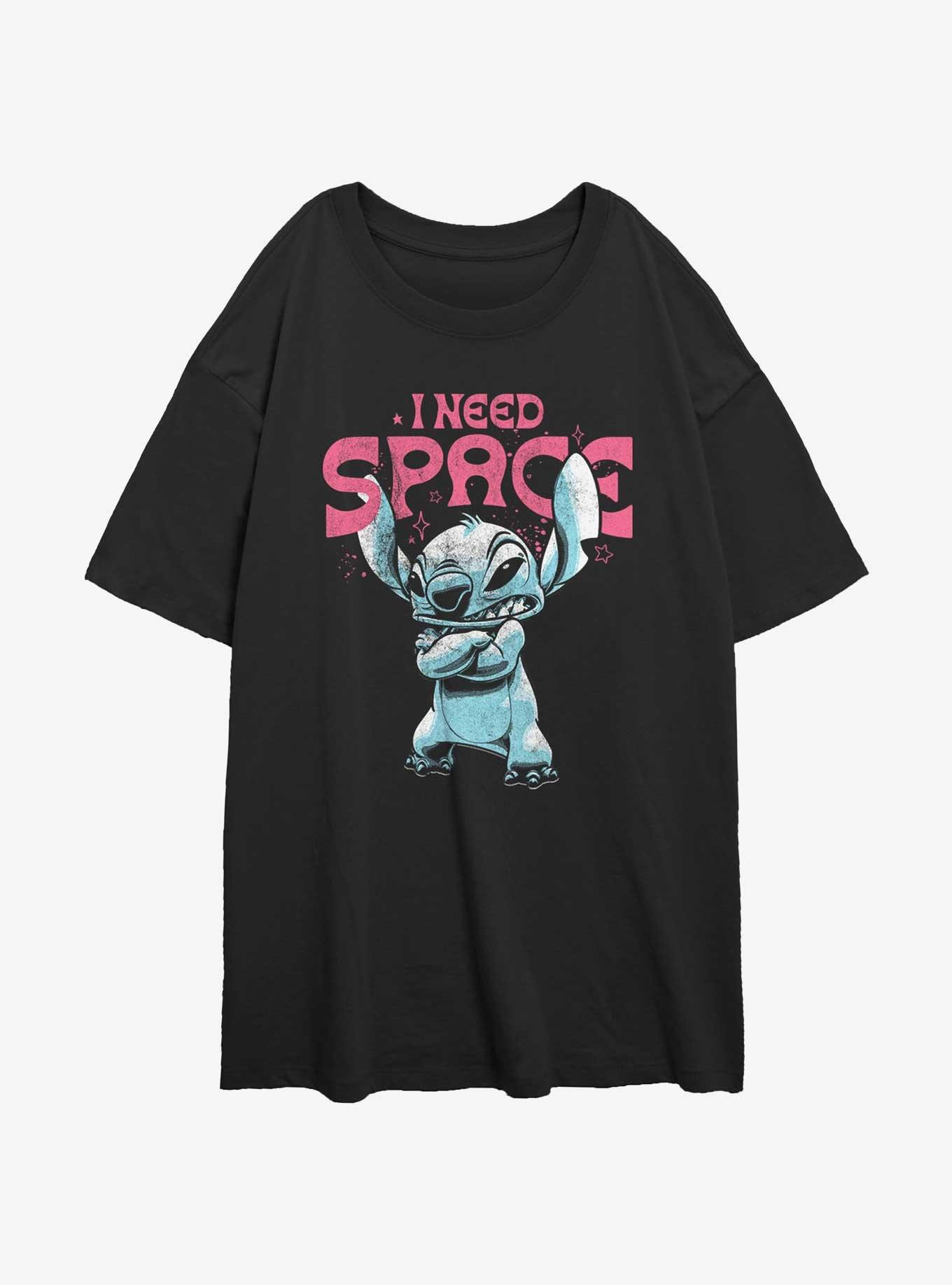 Disney Lilo & Stitch Gimme Space Womens Oversized T-Shirt Online Deal